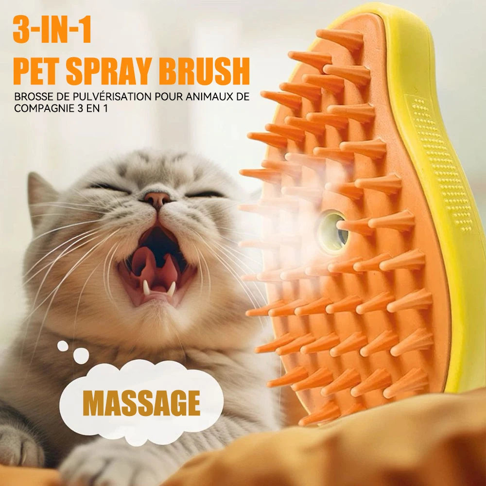 Water Steam Brush for Cat