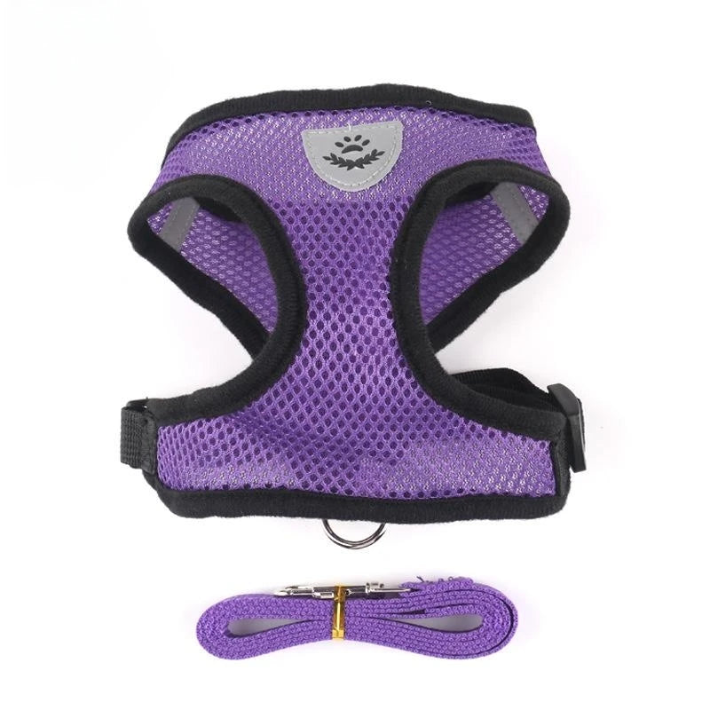 Cat Body Harness with Lead Leash