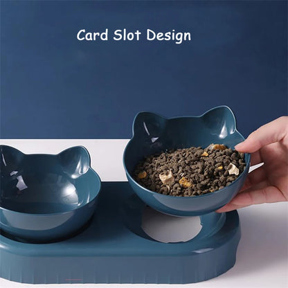 Triple Cat Bowls Feeder