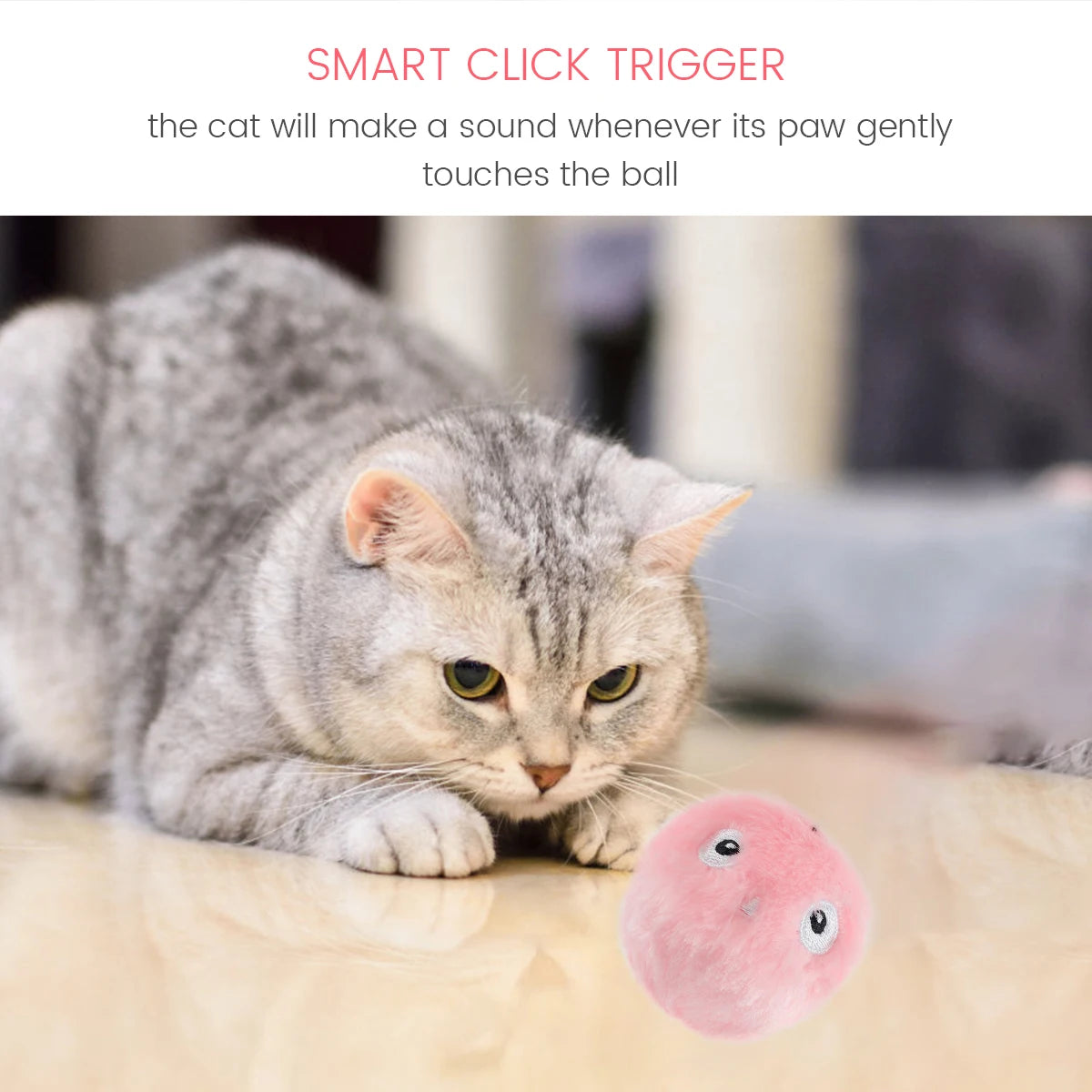 Fluffy Plushy Interactive Chirping Balls