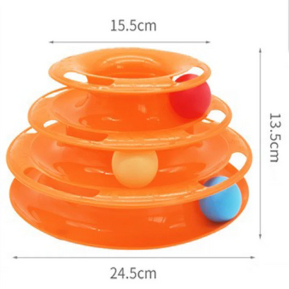 Three-layer Turntable interactive toy