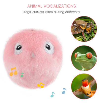 Fluffy Plushy Interactive Chirping Balls